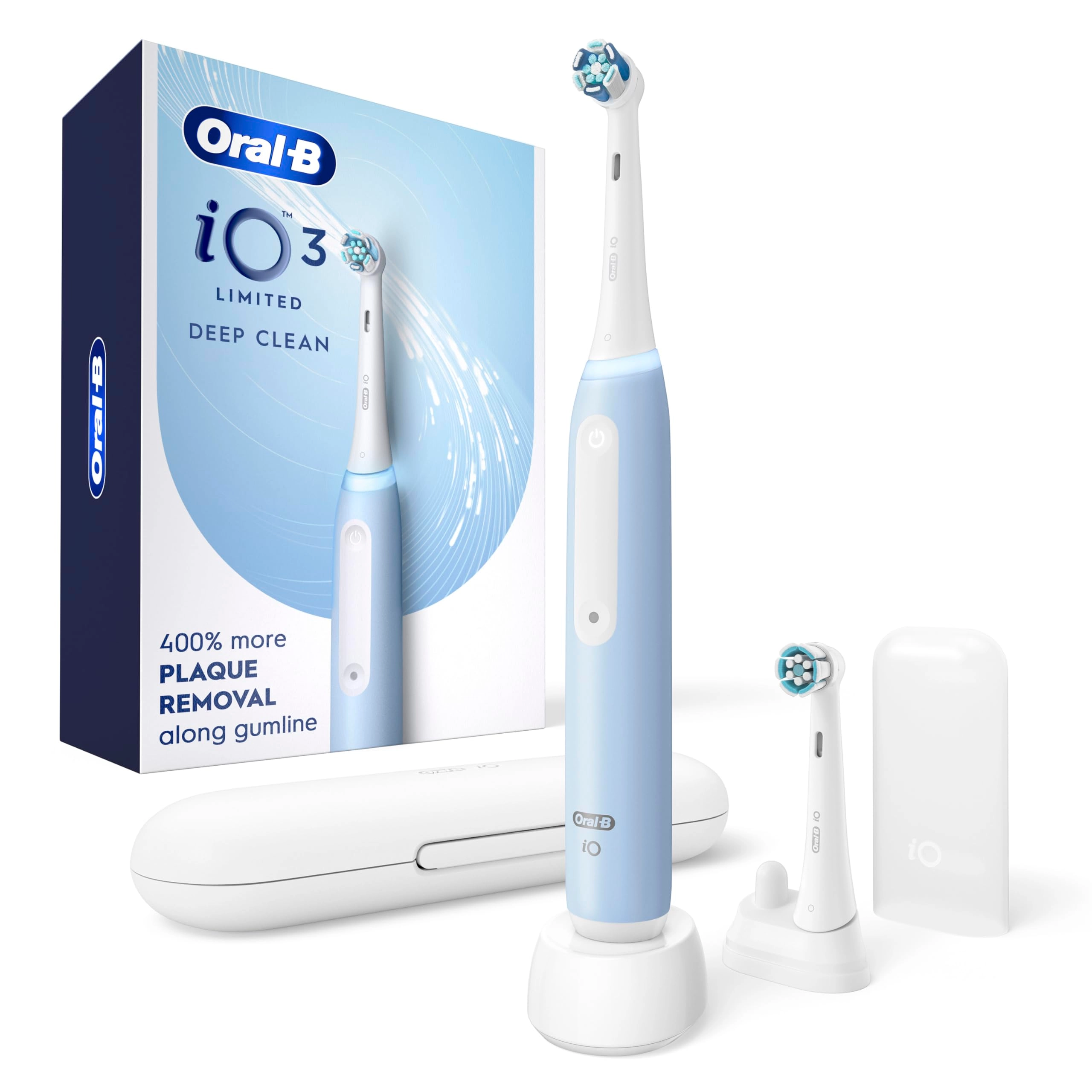 Procter & Gamble iO Series 3 - Rechargeable 2 Brush Heads Travel Case