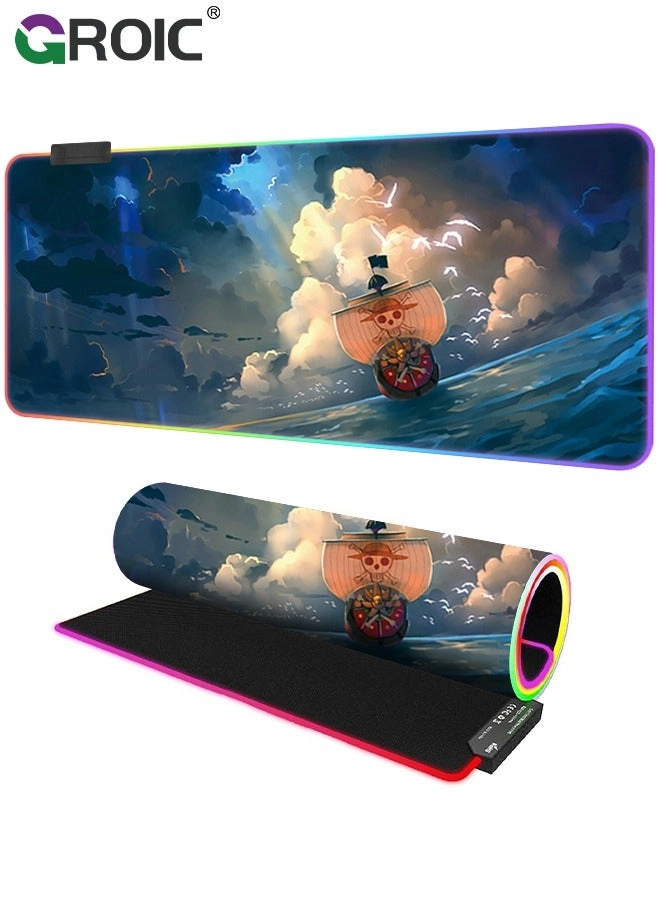 RGB Gaming Mouse Pad - 32.4x9.2 cm