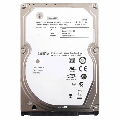 2.5" 5400rpm 8MB SATA 3Gb/s (7427-SIMPLETEK) - 320GB