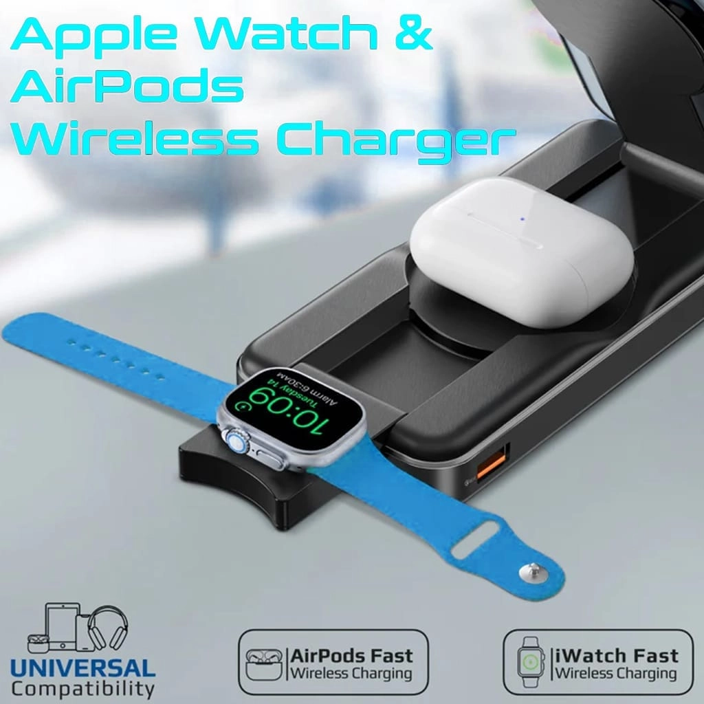 PowerPack-Fold - 10000 mAh 15W Wireless charging
