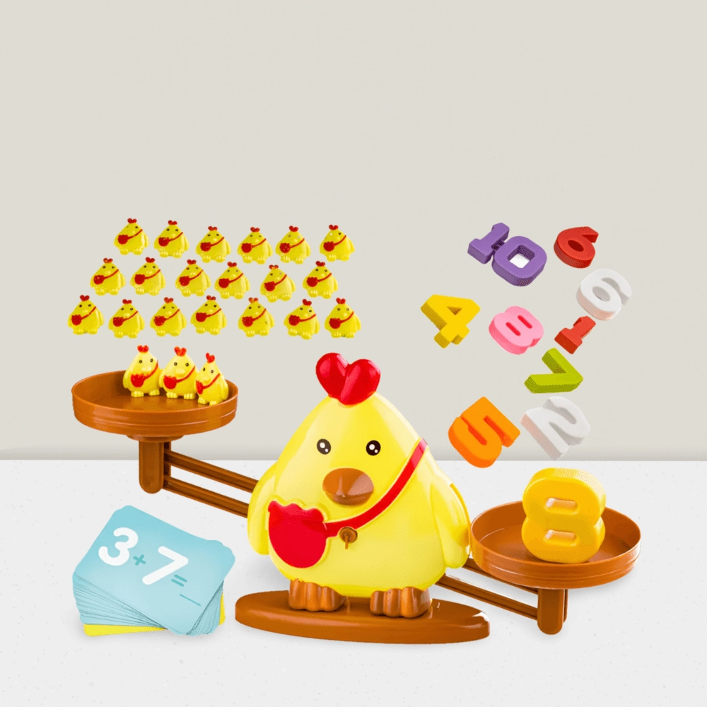 Chick Shape Learn Calculation Balance Scale - 3+