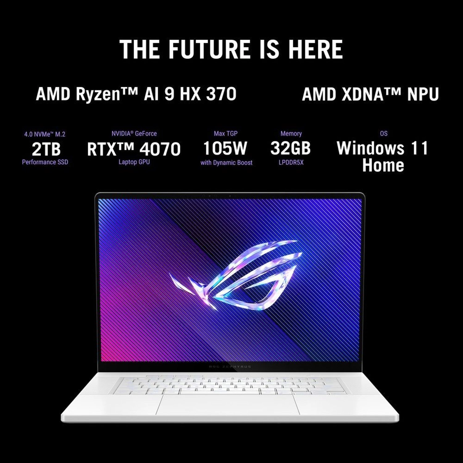 ROG Zephyrus G16 GA605WI-AI-OLED9232G - 16'' Ryzen AI R9-HX370 32GB 2TB SSD