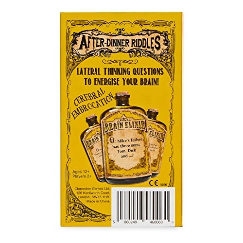 After-Dinner Riddles - 80 cards Pocket-sized Ages 12+