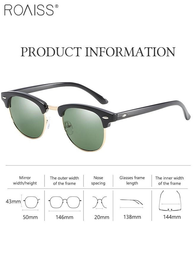 Oval Sunglasses - 50mm Green