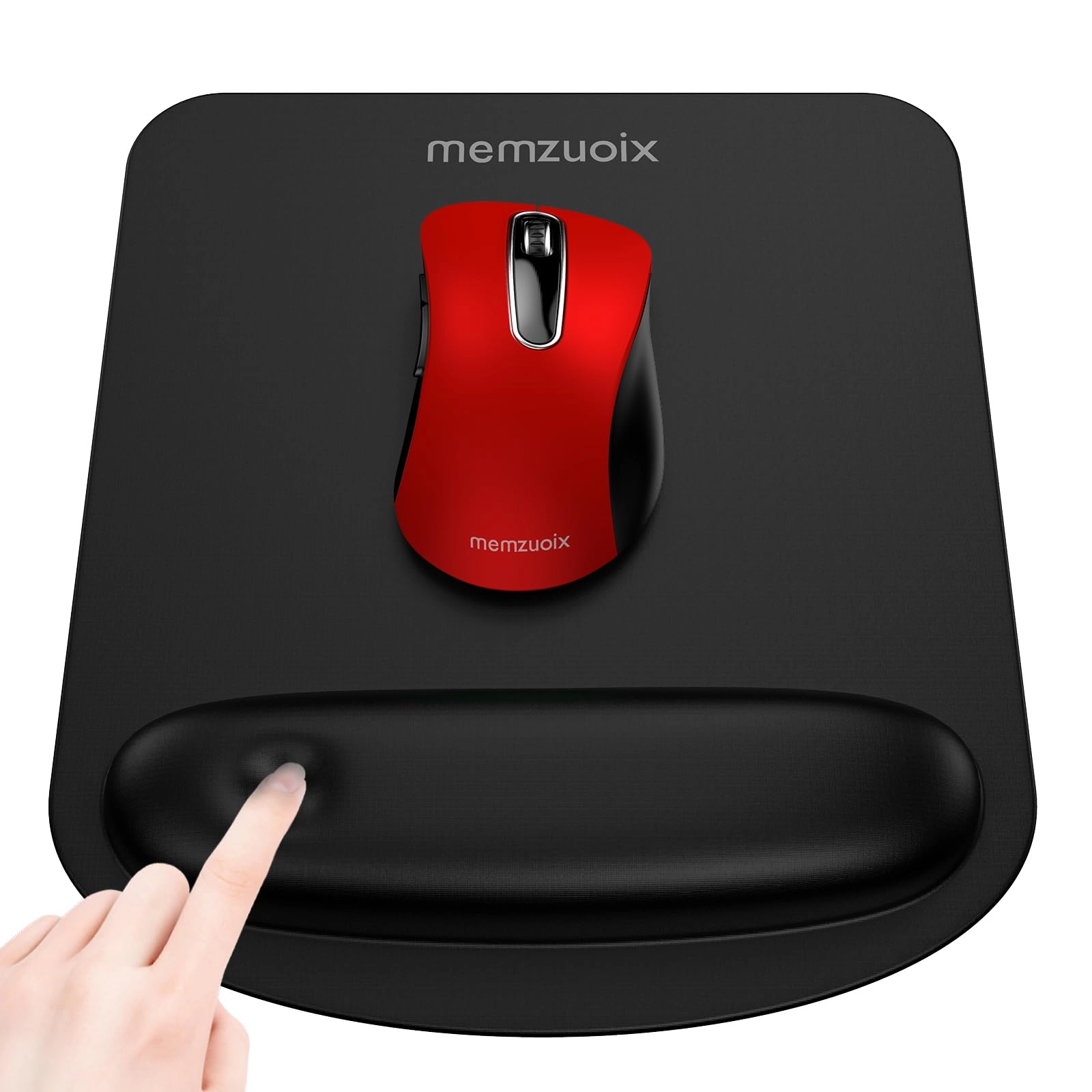 memzuoix Pad03 Memory Foam Ergonomic Mouse Pad - 24.4x21 cm