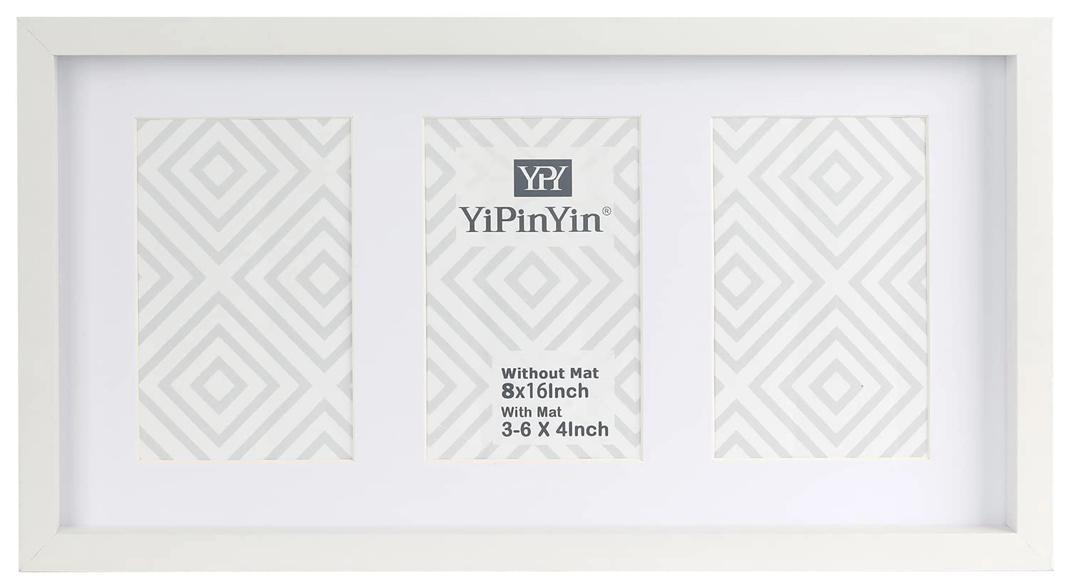 Triple Multi Photo Frame - 2-4x6''+5x7'' 3