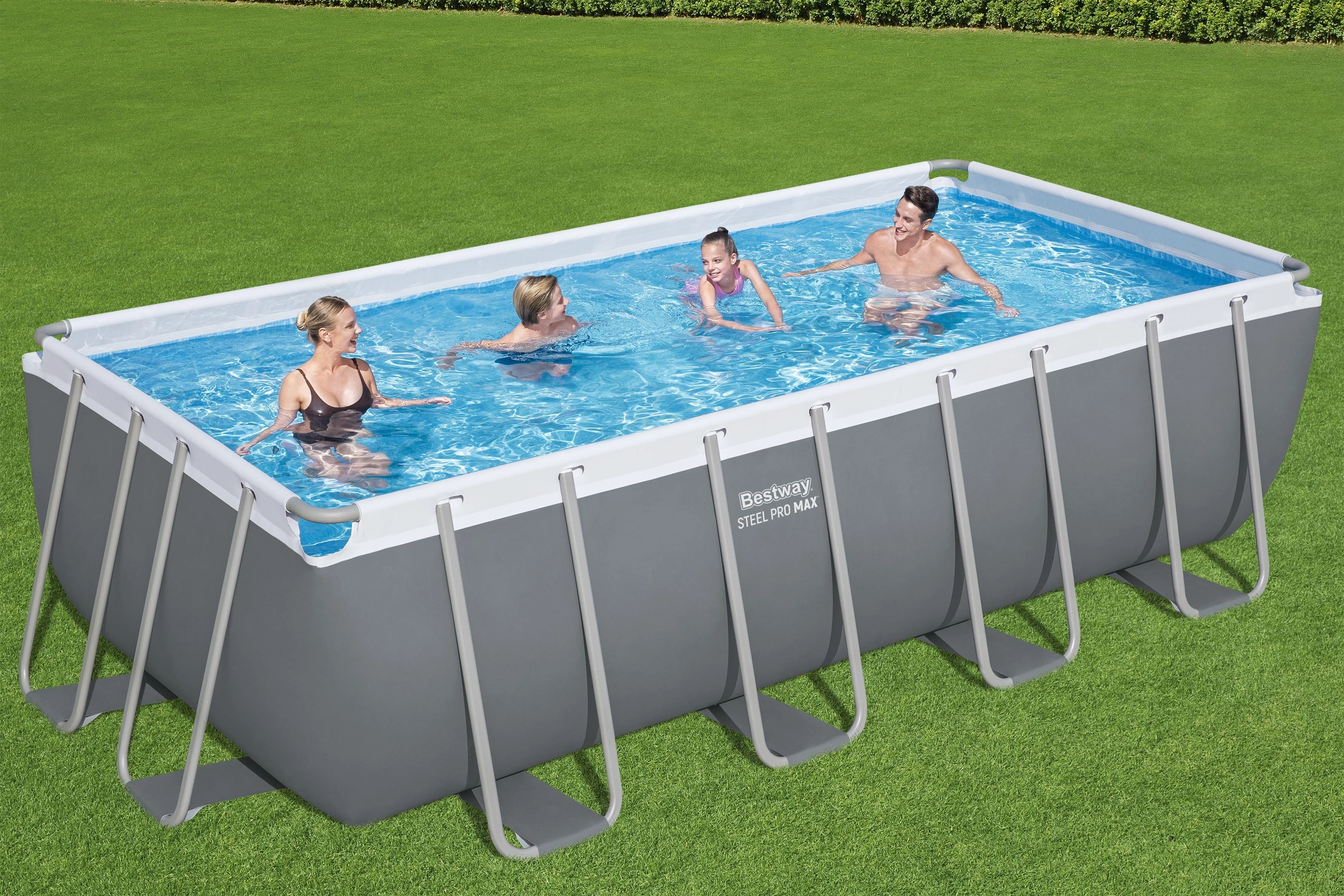 Power Steel Rectangular Pool Set - 6,478L