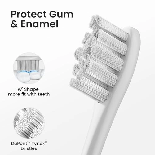 Electric Toothbrush - 150 Days Battery Life Sonic 6 Brush Heads