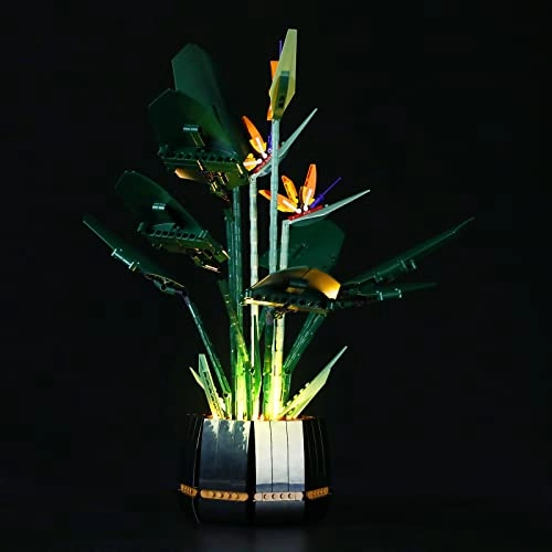LED Light for Lego Bird of Paradise (10289) - USB lighting kit Green