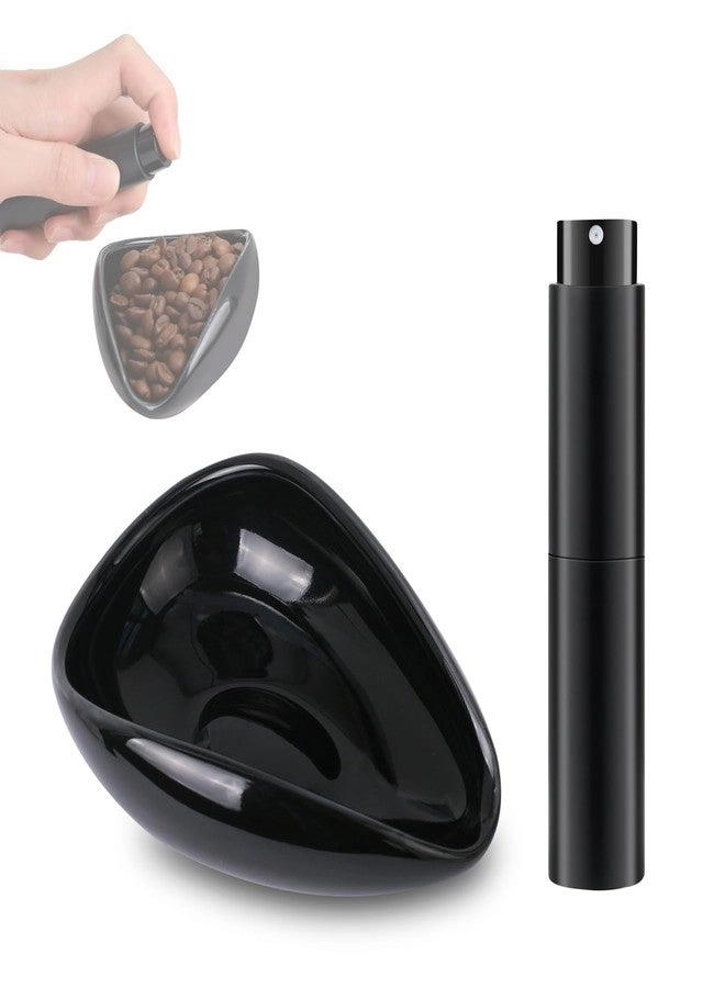 ERAVSOW Dosing Cup - Ceramic + Spray Bottle - Static Reducing Black