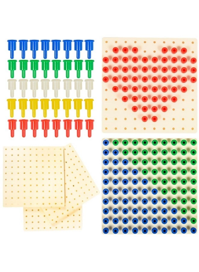 edxeducation Pegs And Peg Board Set - 1,000 Pegs 5 Boards