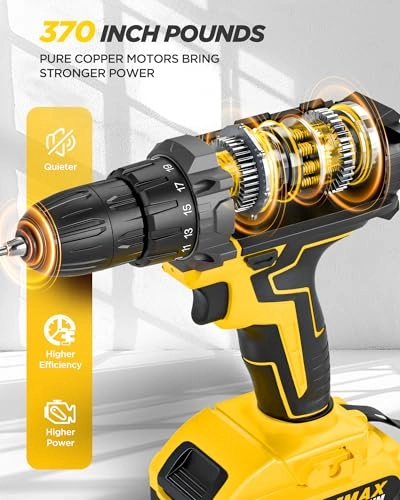 Cordless Drill - 2x 2.0Ah