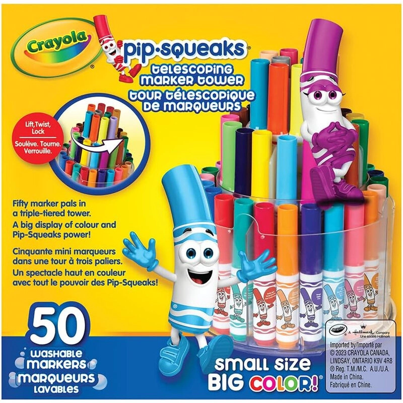 Pip-Squeaks Washable Mini Marker Set - Multicolor