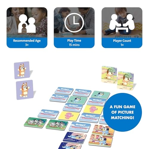Bluey Matching - 3+ 72 pieces