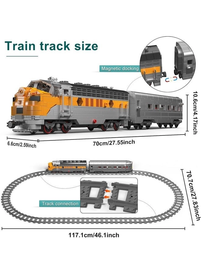 MOC EMD F7 (12018) - with Rail/Motor APP Remote Control