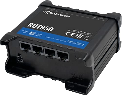 RUT950 - 4G 3G 2G IEEE 802.11b/g/n 150 Mbps