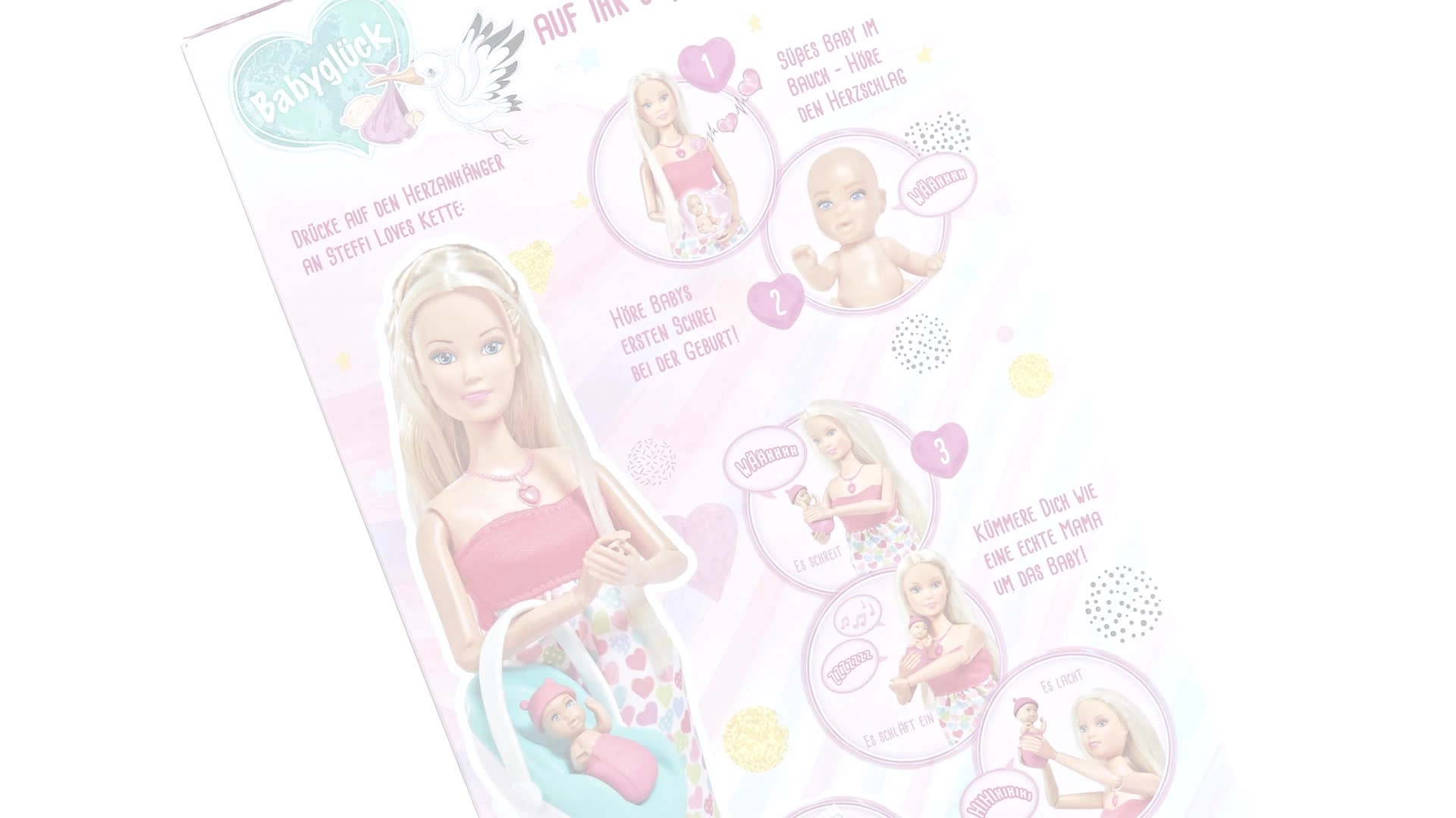 Steffi Newborn Doll - With Sound Includes Accessories Ages 3+