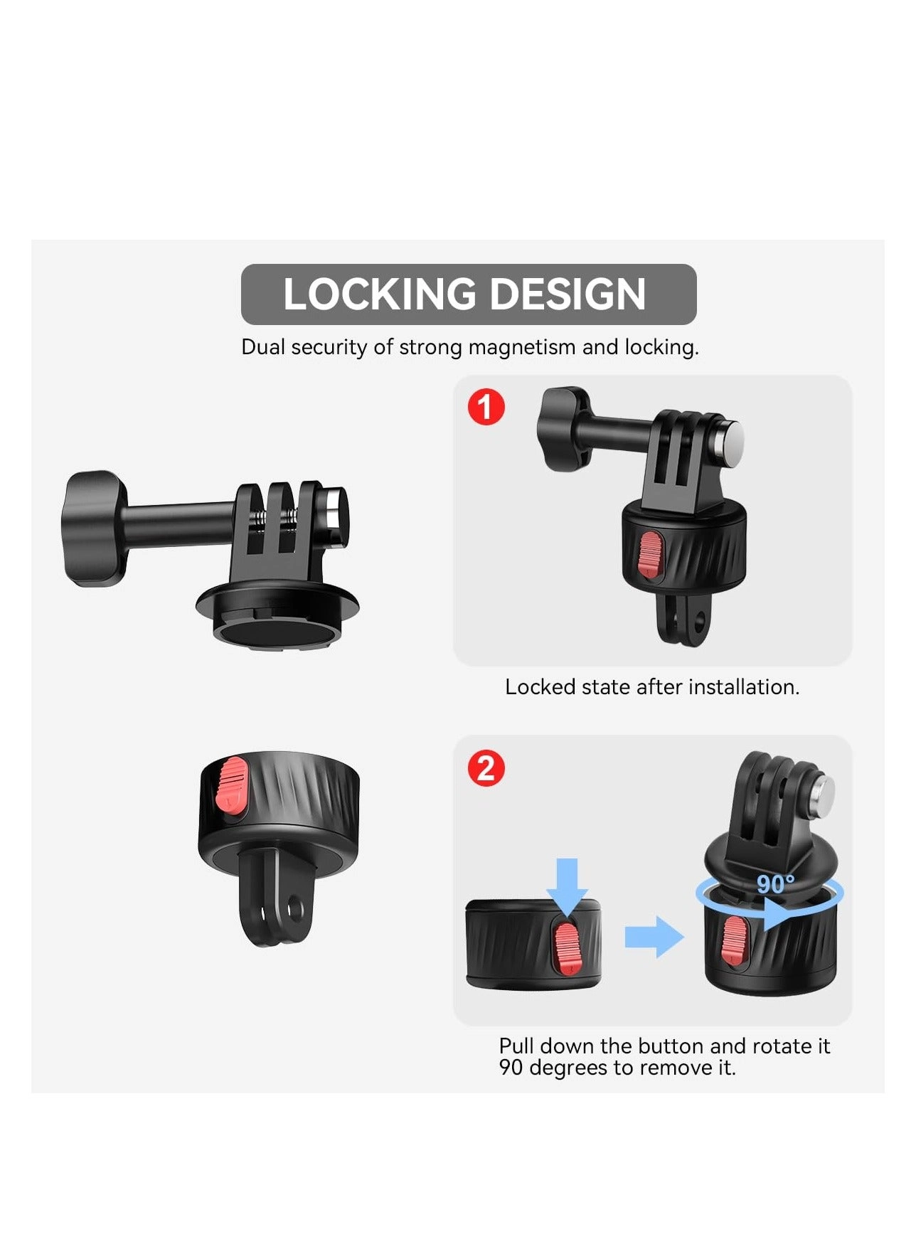 Magnetic Quick Release Adapter - 4 in 1