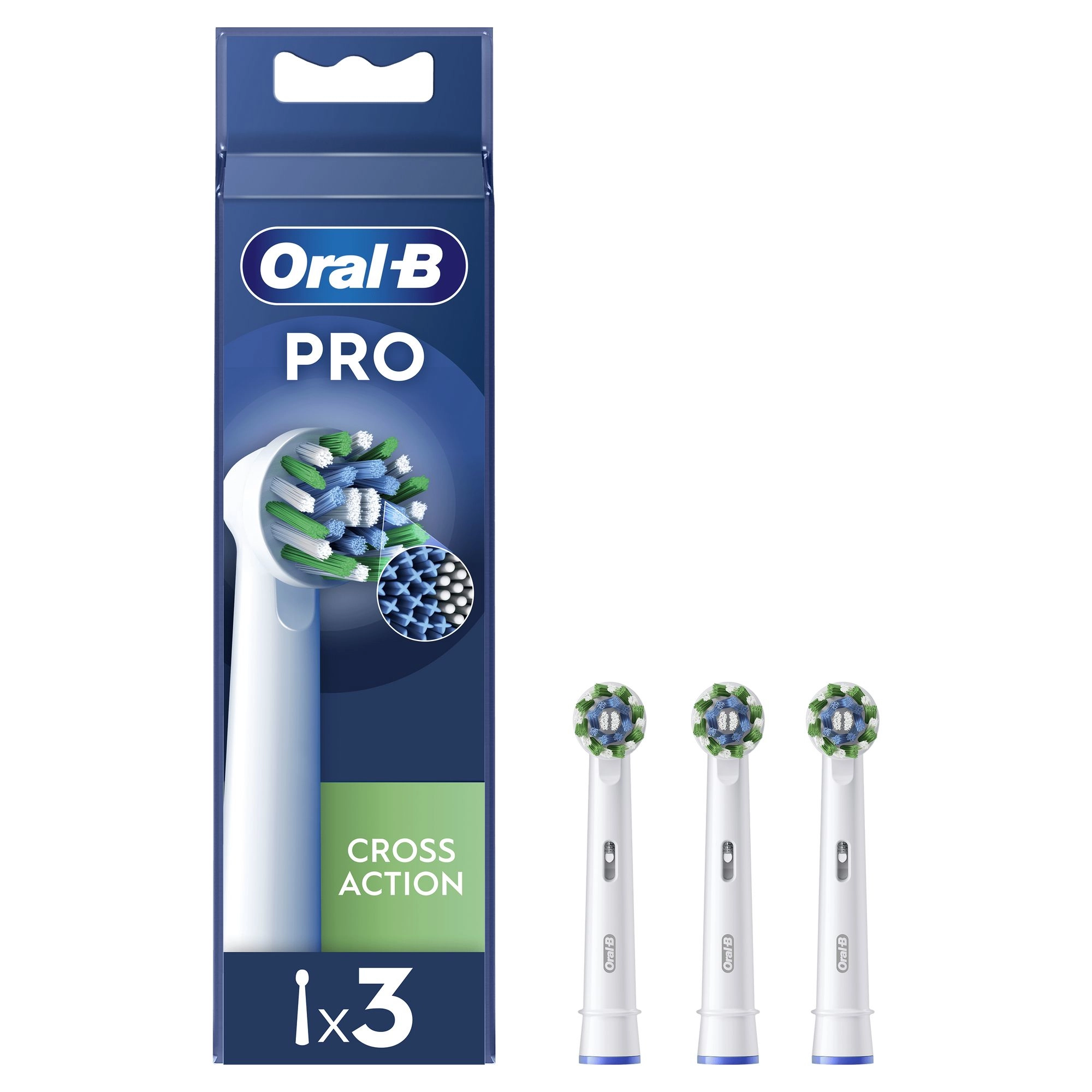 Oral-B Cross Action - 3 Count White