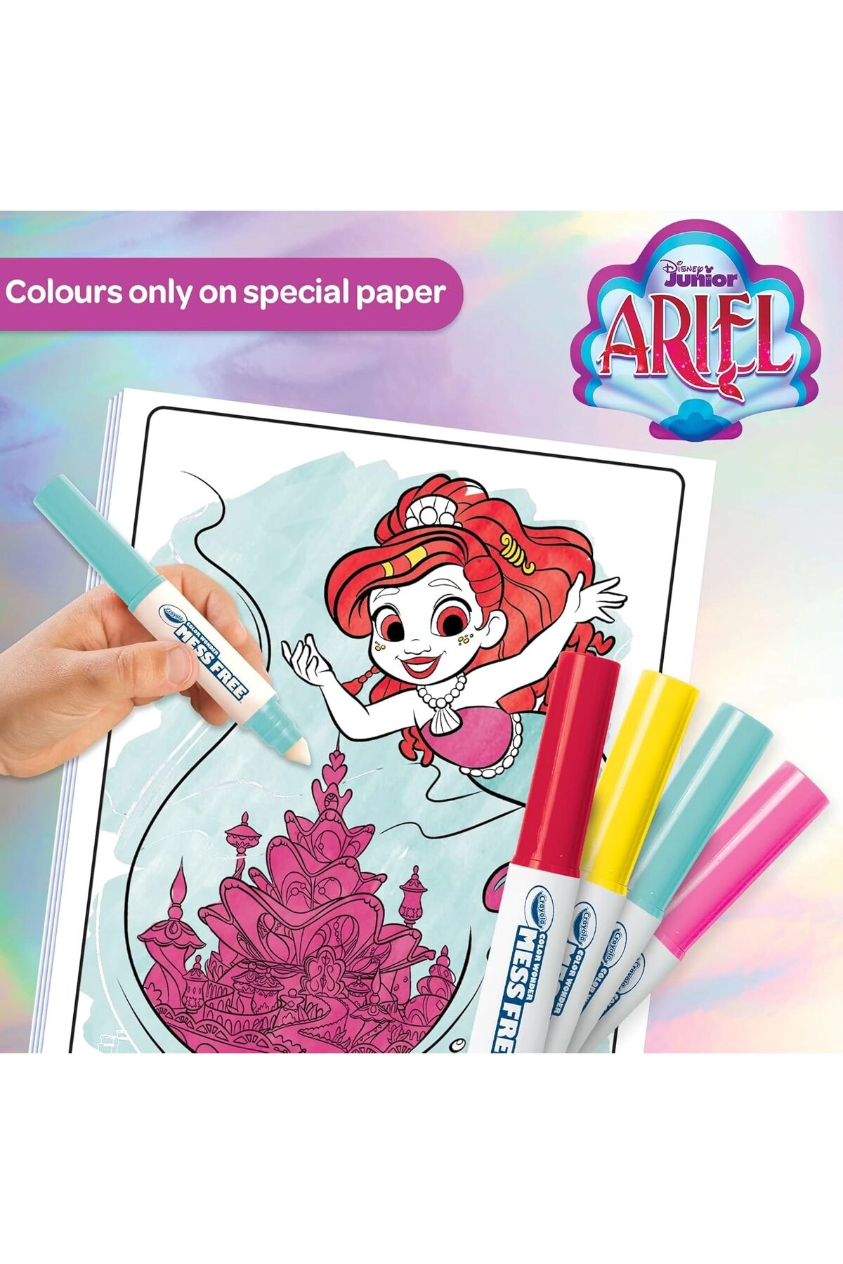 Color Wonder Ariel - 1 Piece 4 Color Wonder mess free markers