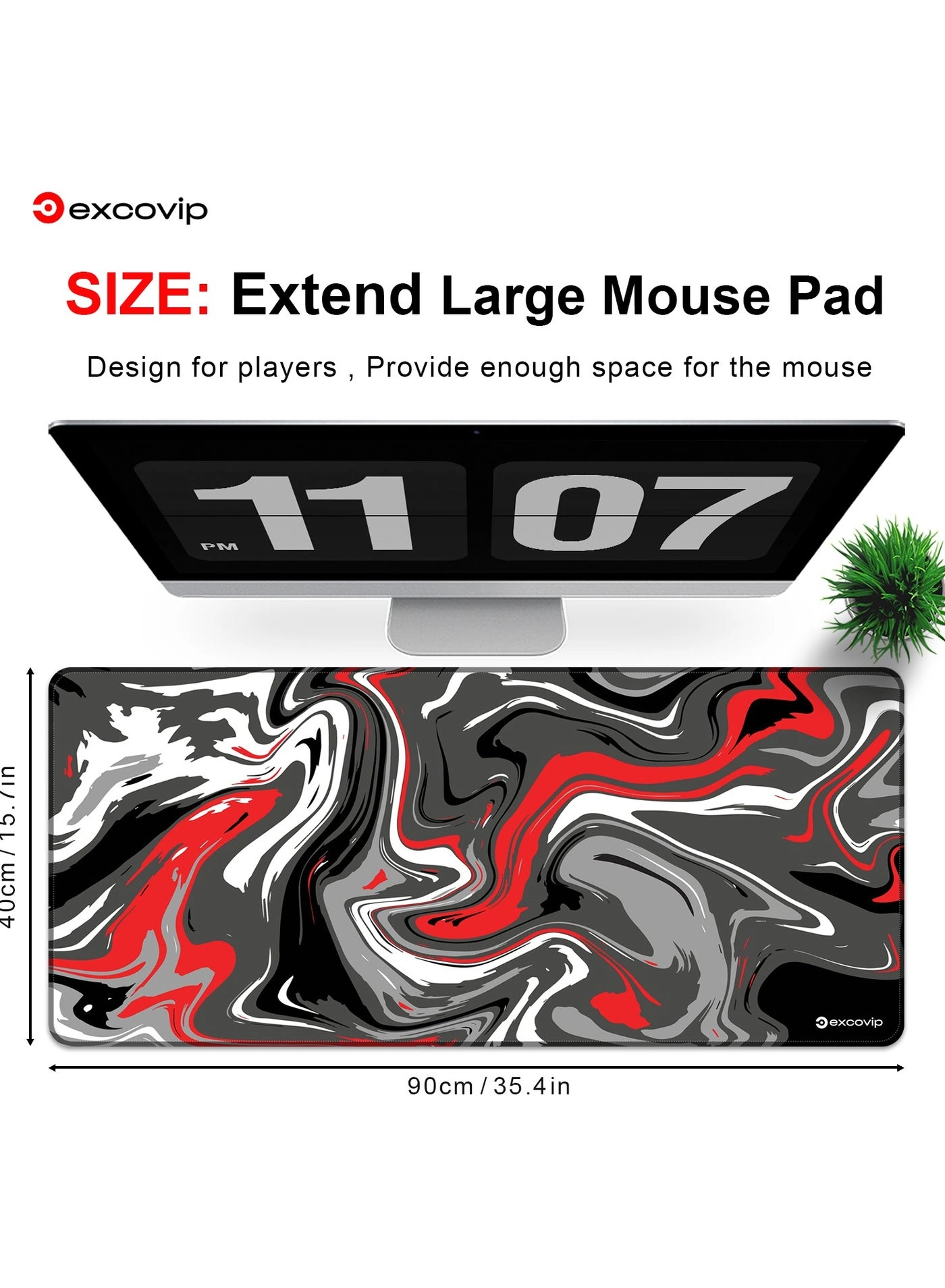 Extended XXL Gaming Mouse Pad - 90x40 cm