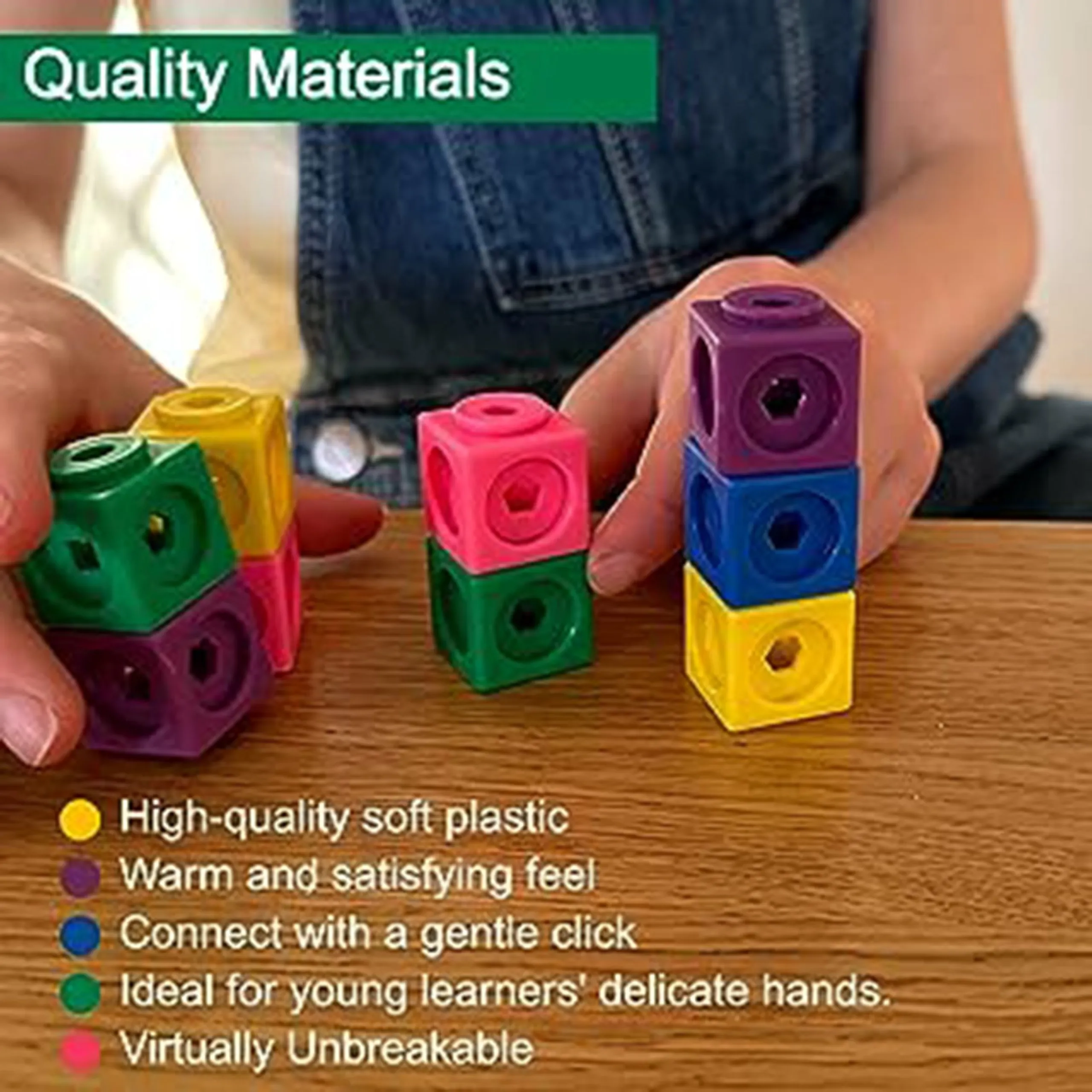 Maths Cubes - Suitable for 2 years & above 100 pieces