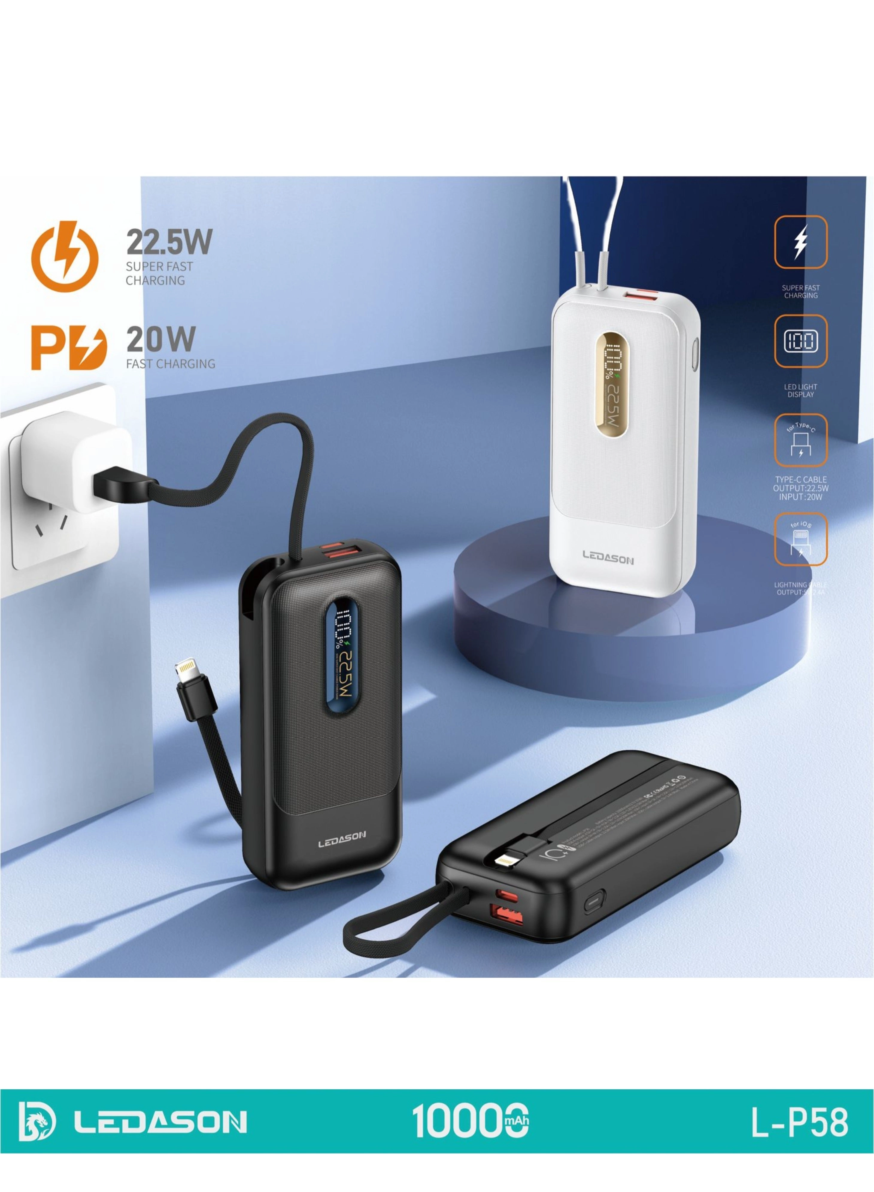 K-P58 - 10000 Watt-hour 22.5 Watt