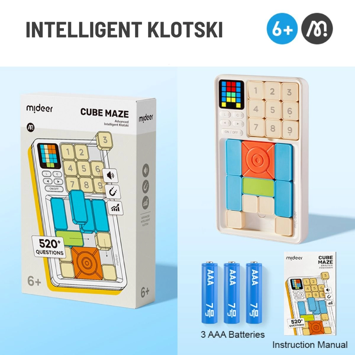 Intelligent Klotski - 6+
