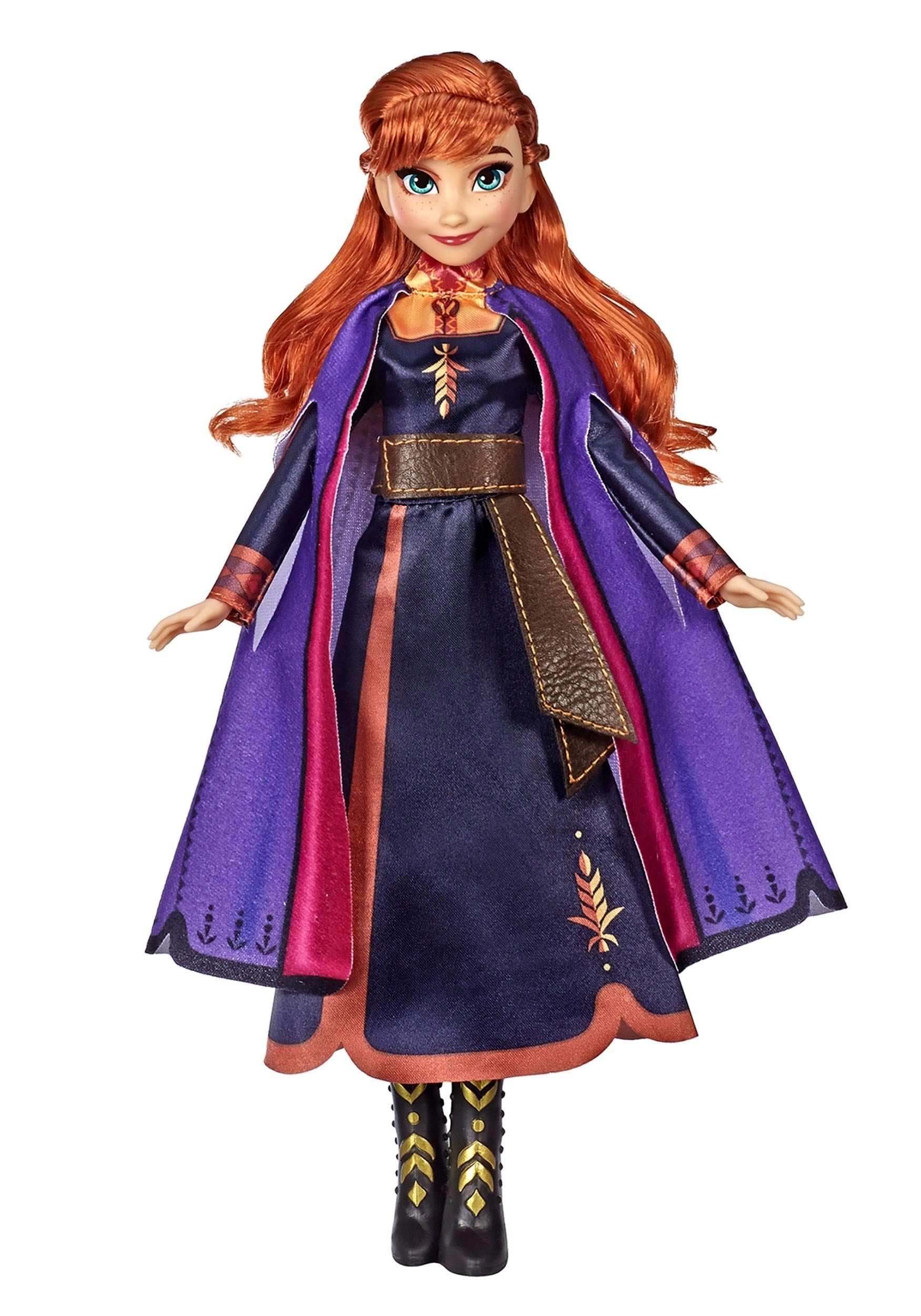 Anna Fashion Doll - Long Red Hair Outfit Inspired by Frozen 2 Ages 3+