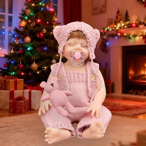 Reborn Baby Doll - 20" Silicone Full Body Vinyl Ages 3+ Gift Set