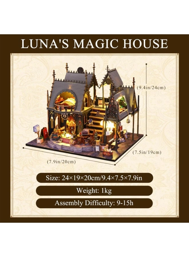 Luna's Magic House - DIY Miniature House Kit LED