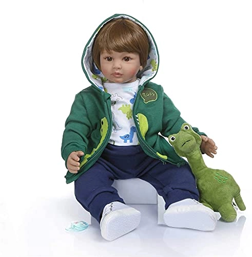 Reborn Baby Doll - 24inches 60CM Silicone Vinyl Cloth Ages 3+