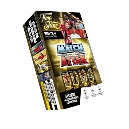 Match Attax 24/25 Random Mega Tin - 44pcs 4pcs