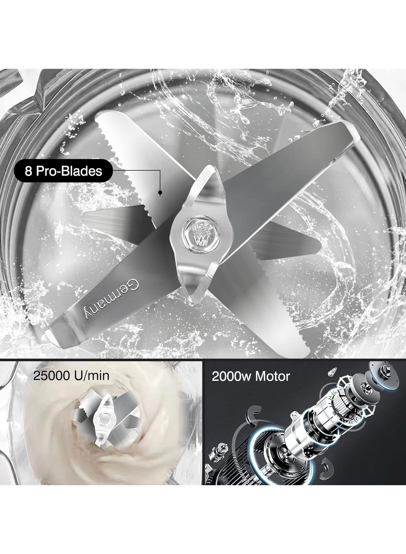 Professional Blender - 2000W