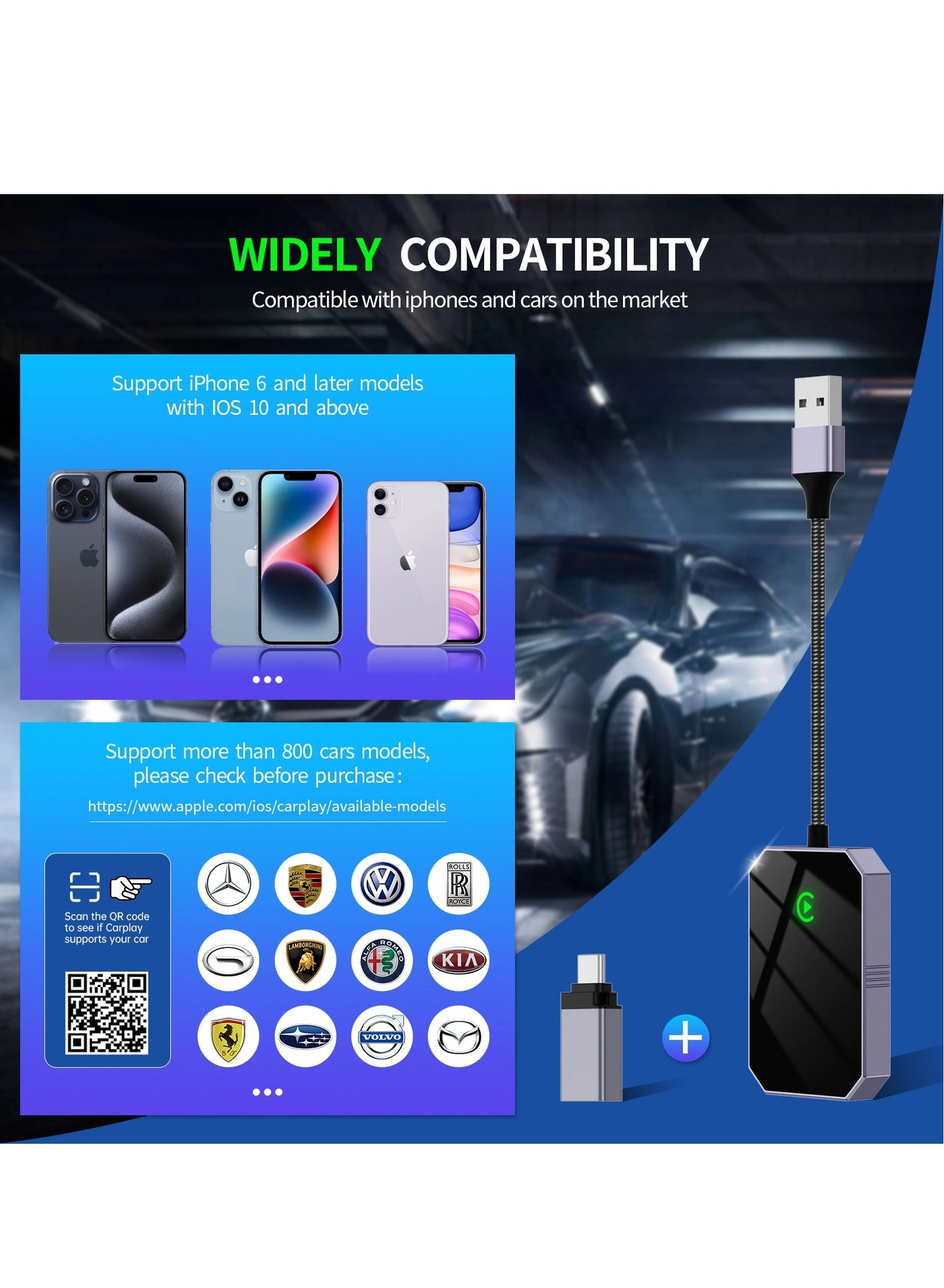 Wireless Carplay Adapter