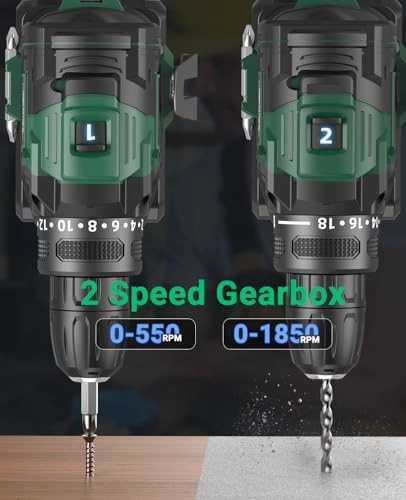 Cordless Drill Driver - 2000mAh