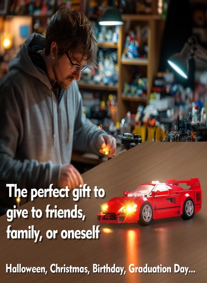 LED Lighting Compatible with Lego Ferrari F40 Supercar