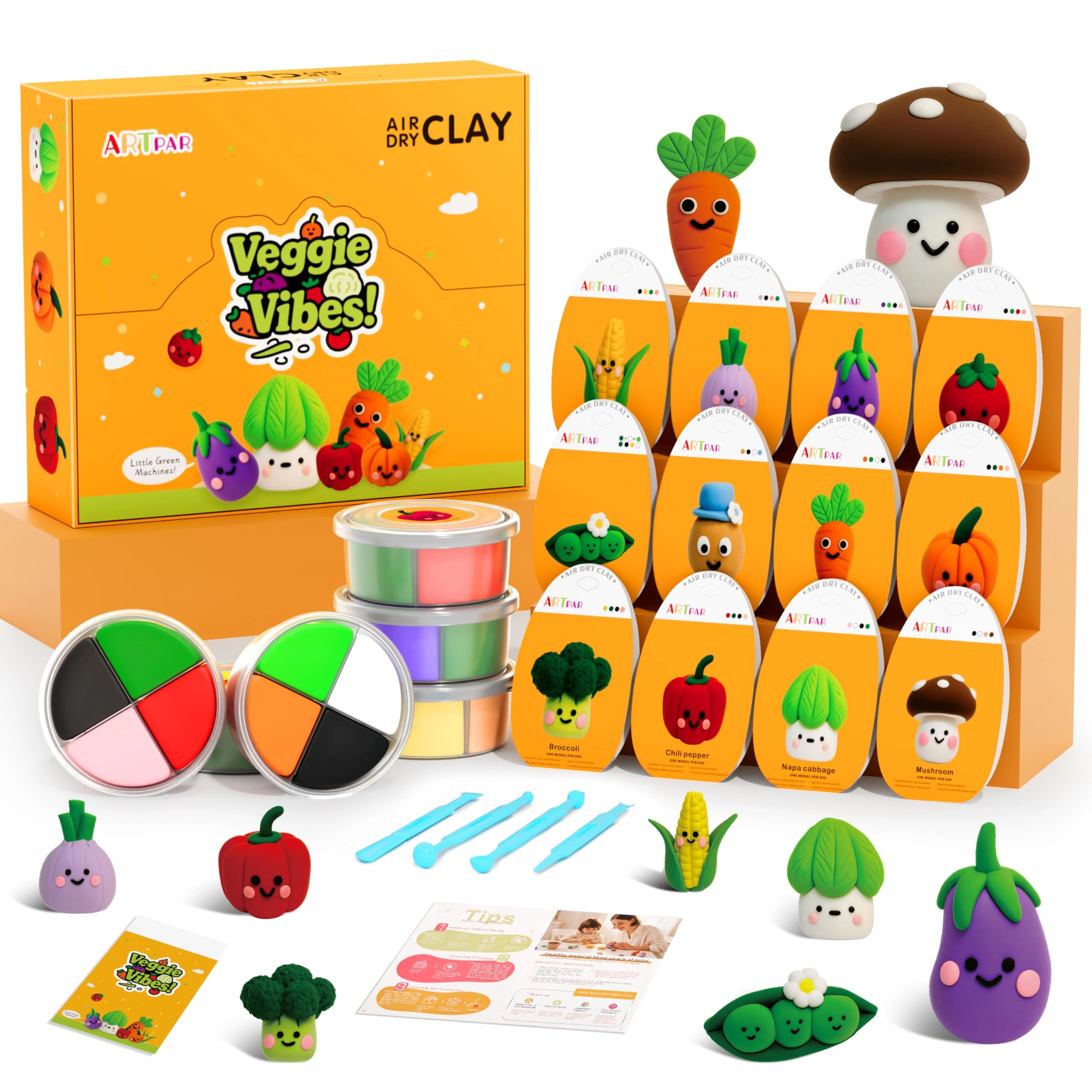 ARTPAR Air-Dry Clay Kit - 12 piece(s)