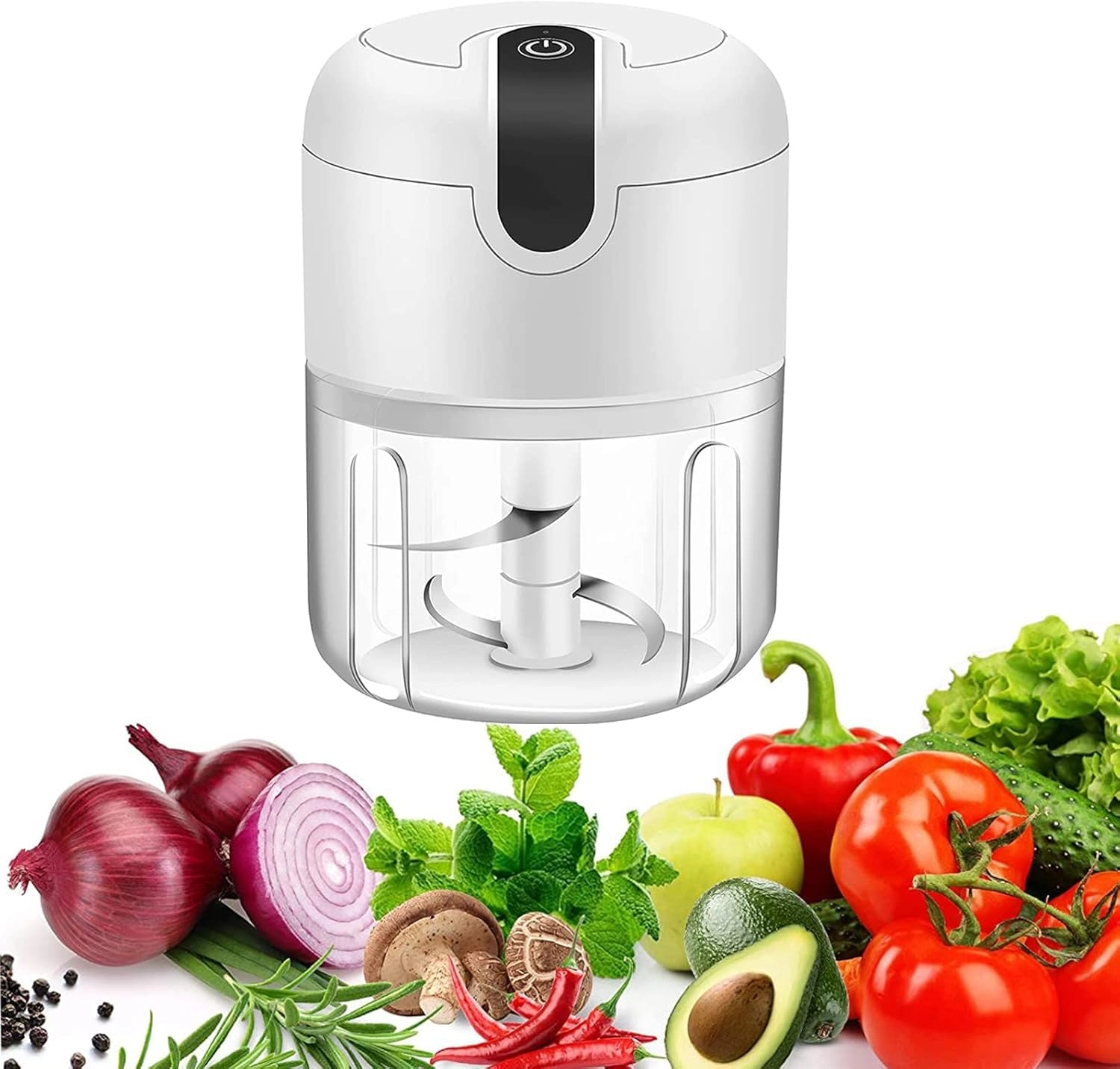 Konquer TimeS Mini Garlic Chopper - 250ml 200 watts
