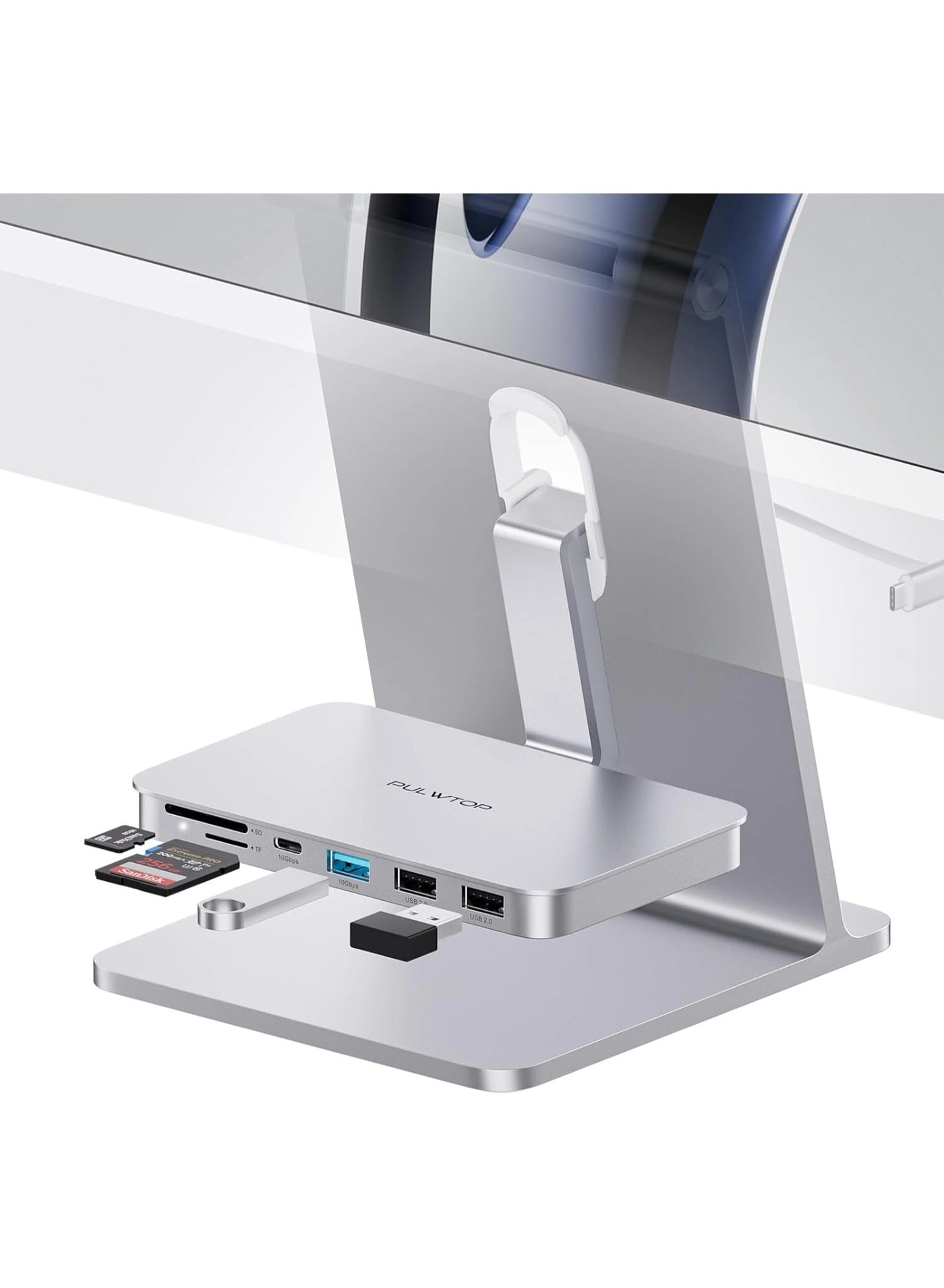 PULWTOP MP6RDE - 6 in-1 10Gbps SD/TF card reader