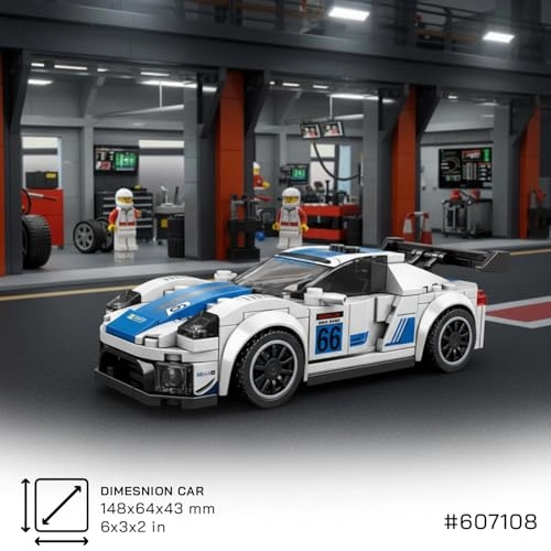 Champions Famous GT Race Car - Building Set Model Kit (607093)