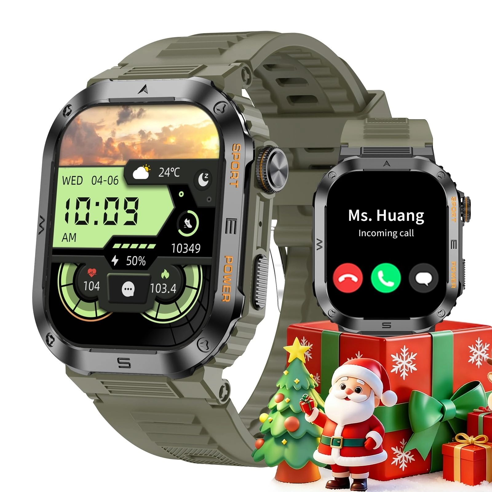 FANCHENGZI Military Smartwatch