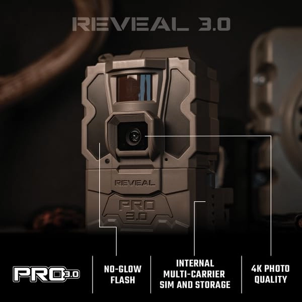 Reveal Pro 3.0 - Cellular 1080p + 32GB SD Card + Lipo Lithium Battery Pack