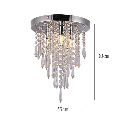 Round Crystal Ceiling Light