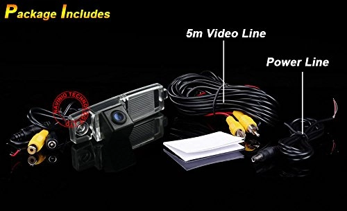 HD Color CCD Waterproof Vehicle Car Rear View Backup Camera - 628 x 586 Pixels