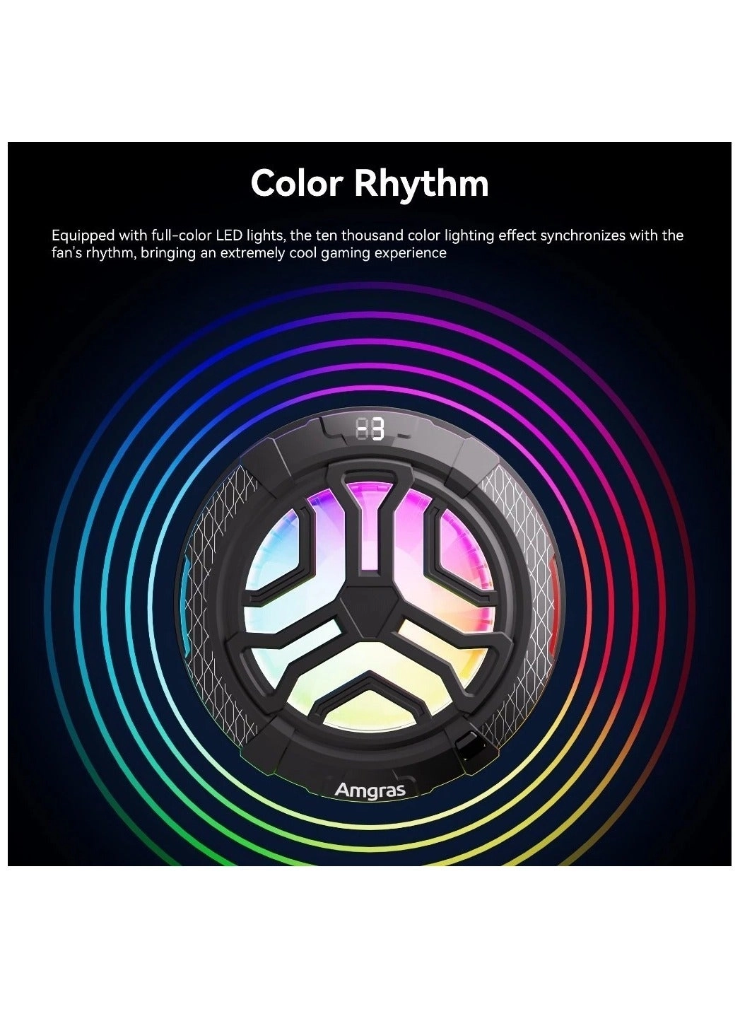 iceWorld Pro - Magnetic Back Clip 2-in-1 RGB Lighting