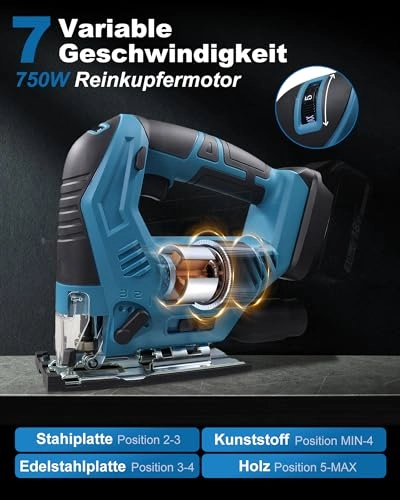 Cordless Jigsaw - 750 watts