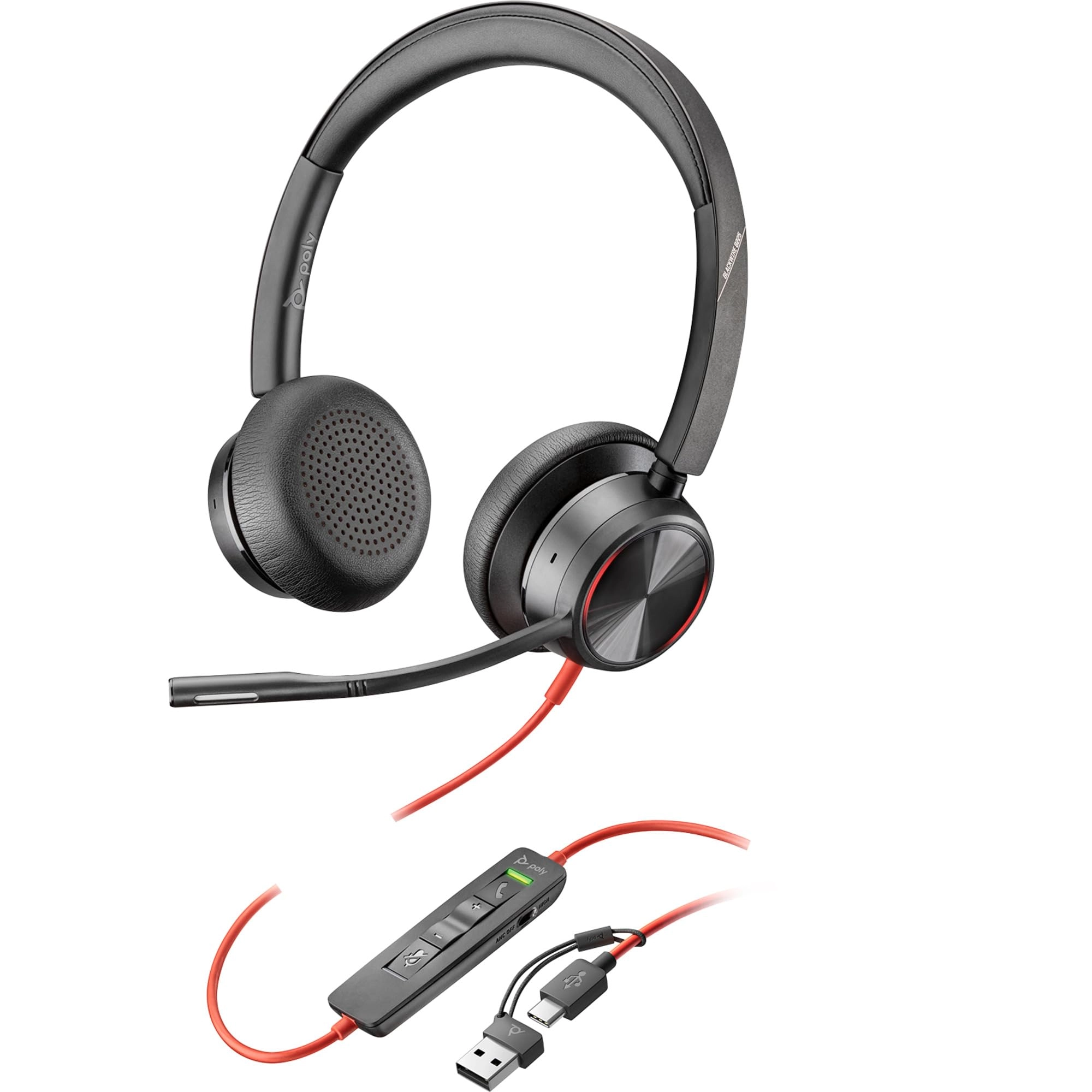HP Poly 8X223AA - Wired Headphone