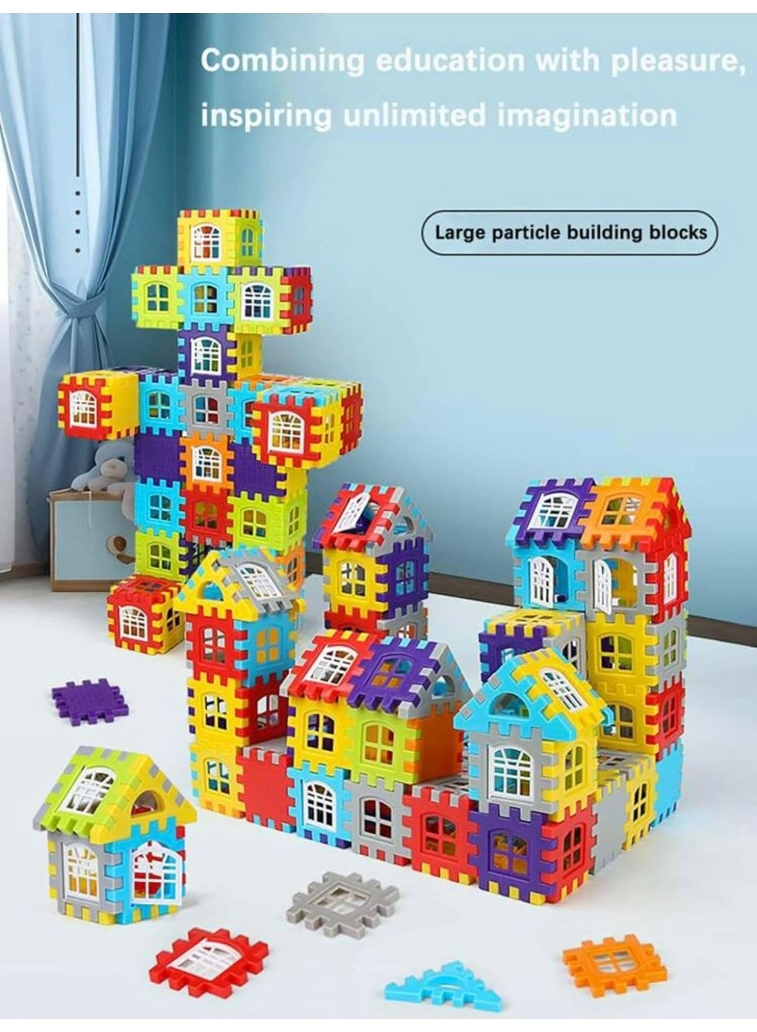 Building Cube Blocks - 133 pcs