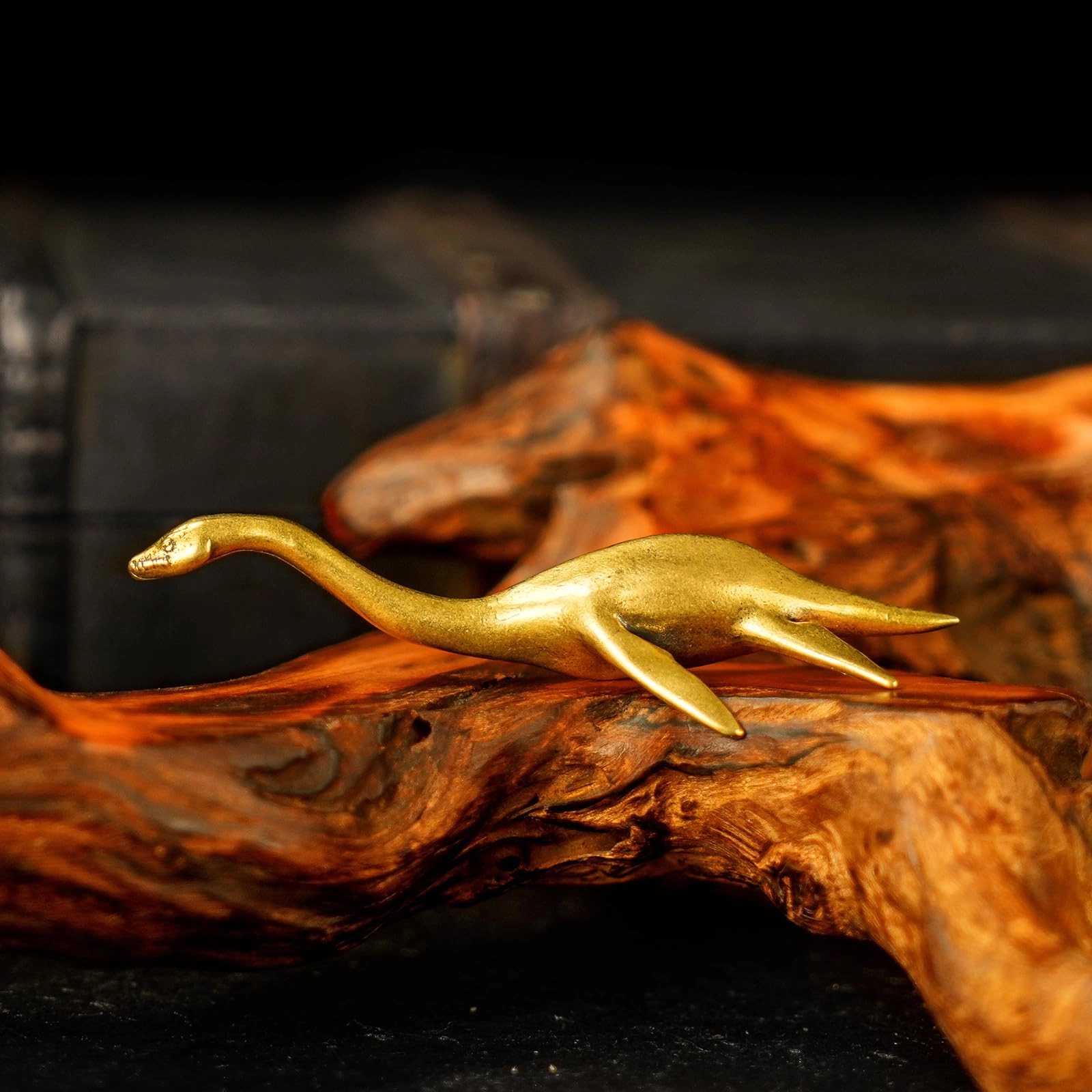 Loch Ness Monster Statue - Brass